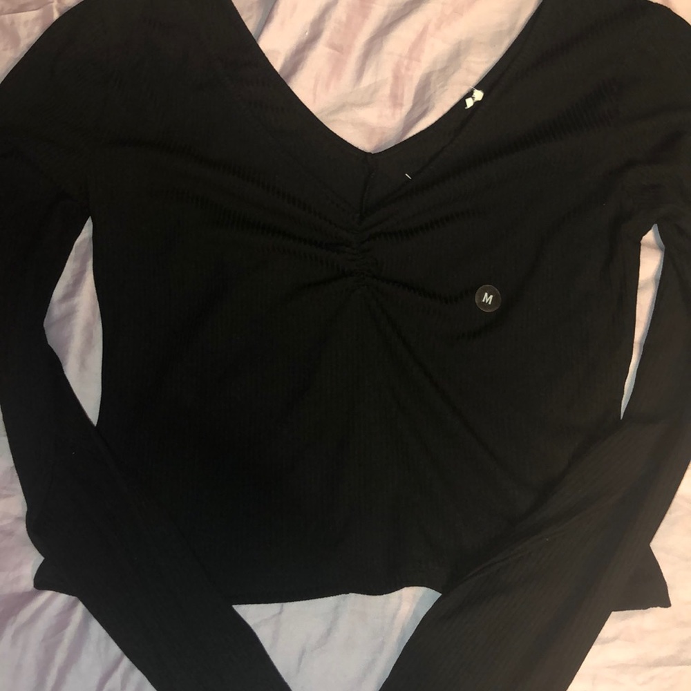 V neck Crop Top